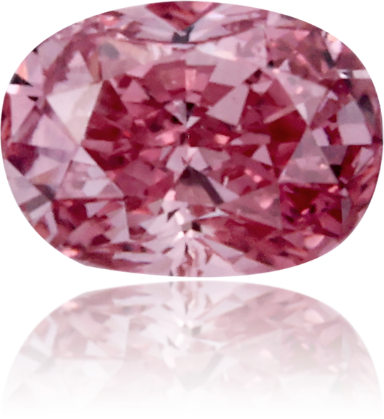 Natural Pink Diamond Cushion 0.16 ct Polished
