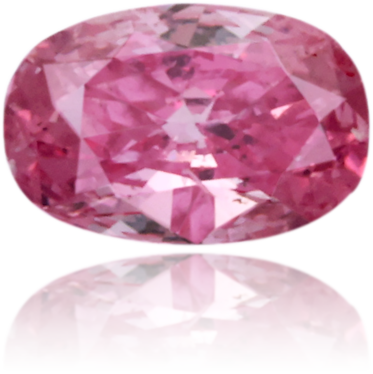 Natural Pink Diamond Oval 0.12 ct Polished