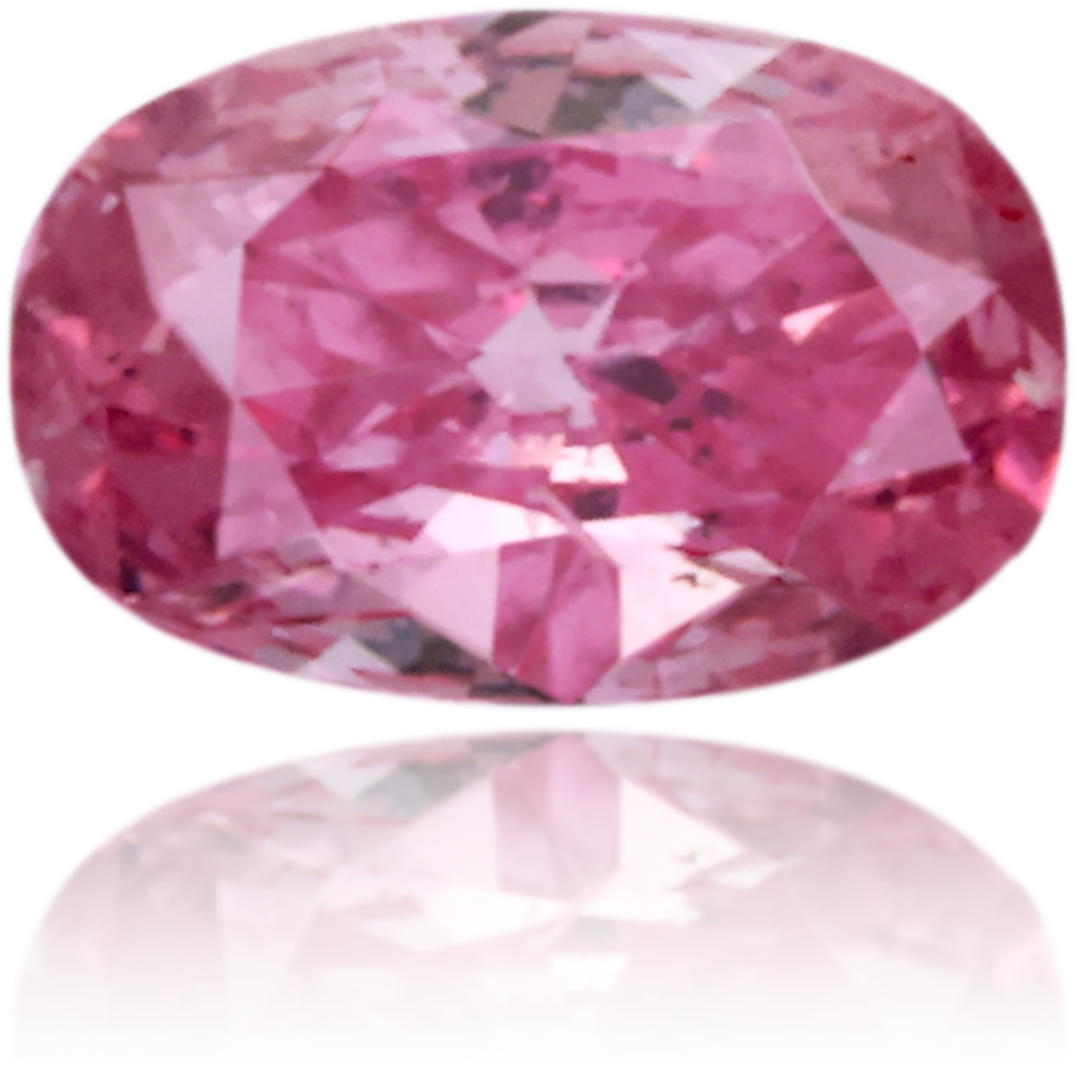 Natural Pink Diamond Oval 0.12 ct Polished
