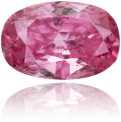 Natural Pink Diamond Oval 0.12 ct Polished