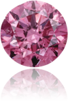 Natural Pink Diamond Round 0.11 ct Polished