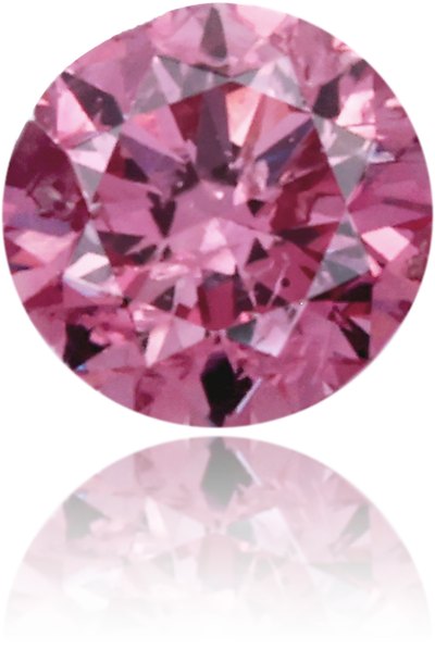 Natural Pink Diamond Round 0.11 ct Polished