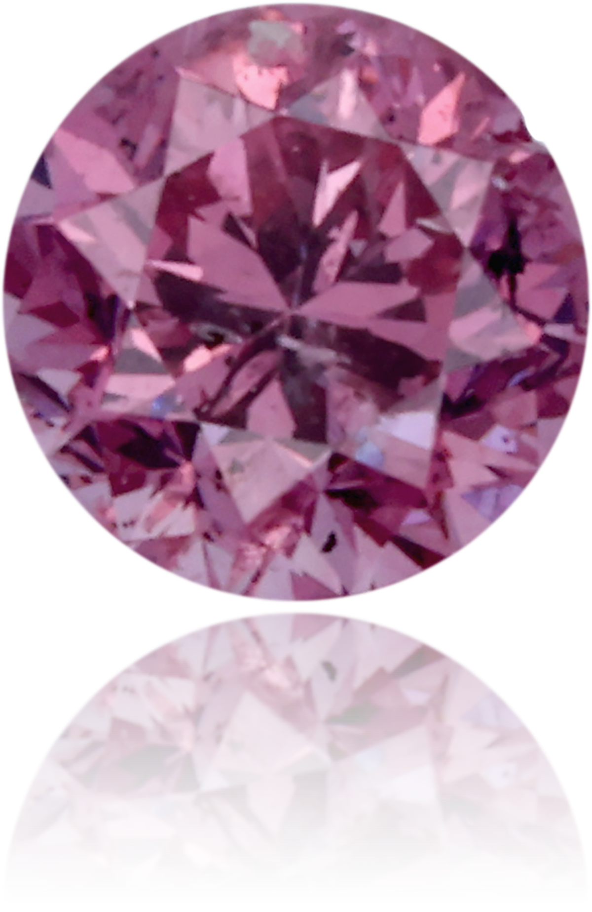 Natural Pink Diamond Round 0.15 ct Polished