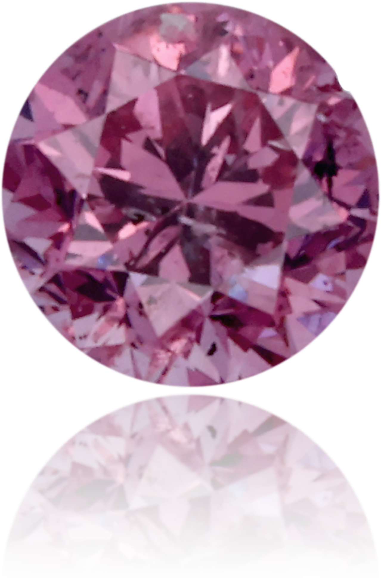 Natural Pink Diamond Round 0.15 ct Polished