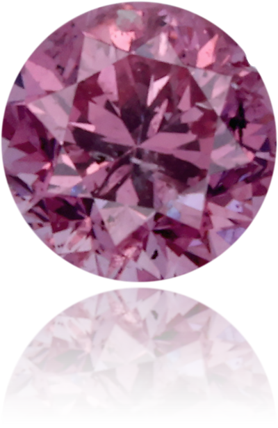 Natural Pink Diamond Round 0.15 ct Polished