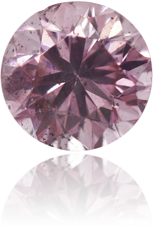 Natural Pink Diamond Round 0.16 ct Polished