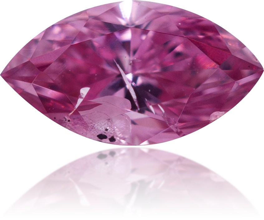 Natural Pink Diamond Marquise 0.20 ct Polished