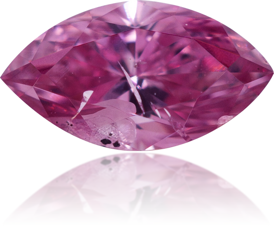 Natural Pink Diamond Marquise 0.20 ct Polished