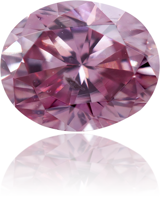 Natural Pink Diamond Oval 0.17 ct Polished