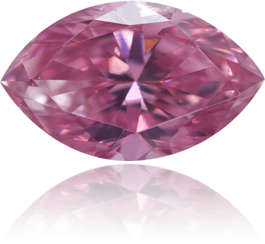 Natural Pink Diamond Marquise 0.13 ct Polished