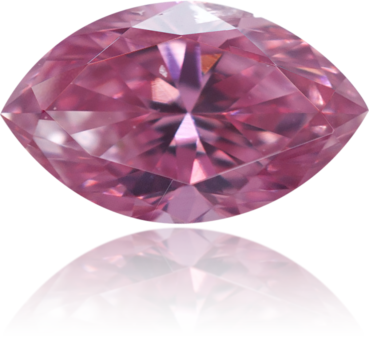 Natural Pink Diamond Marquise 0.13 ct Polished