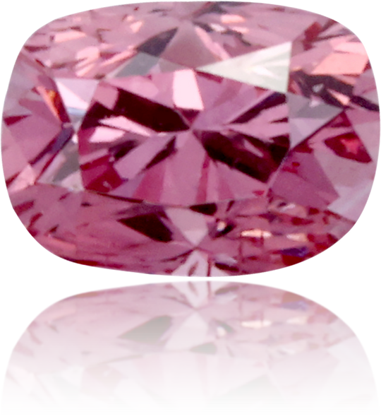 Natural Pink Diamond Cushion 0.12 ct Polished