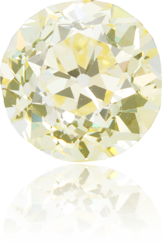 Natural Yellow Diamond Round 2.01 ct Polished