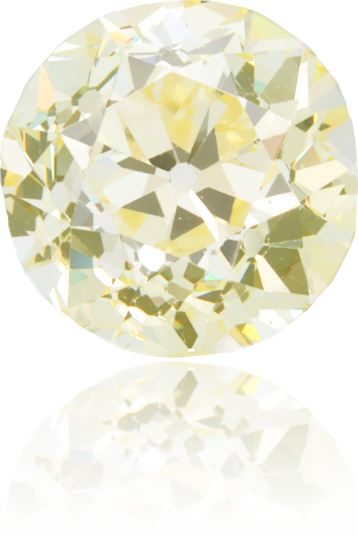 Natural Yellow Diamond Round 2.01 ct Polished