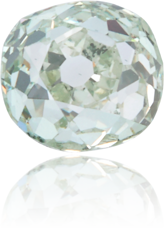 Natural Green Diamond Cushion 0.44 ct Polished