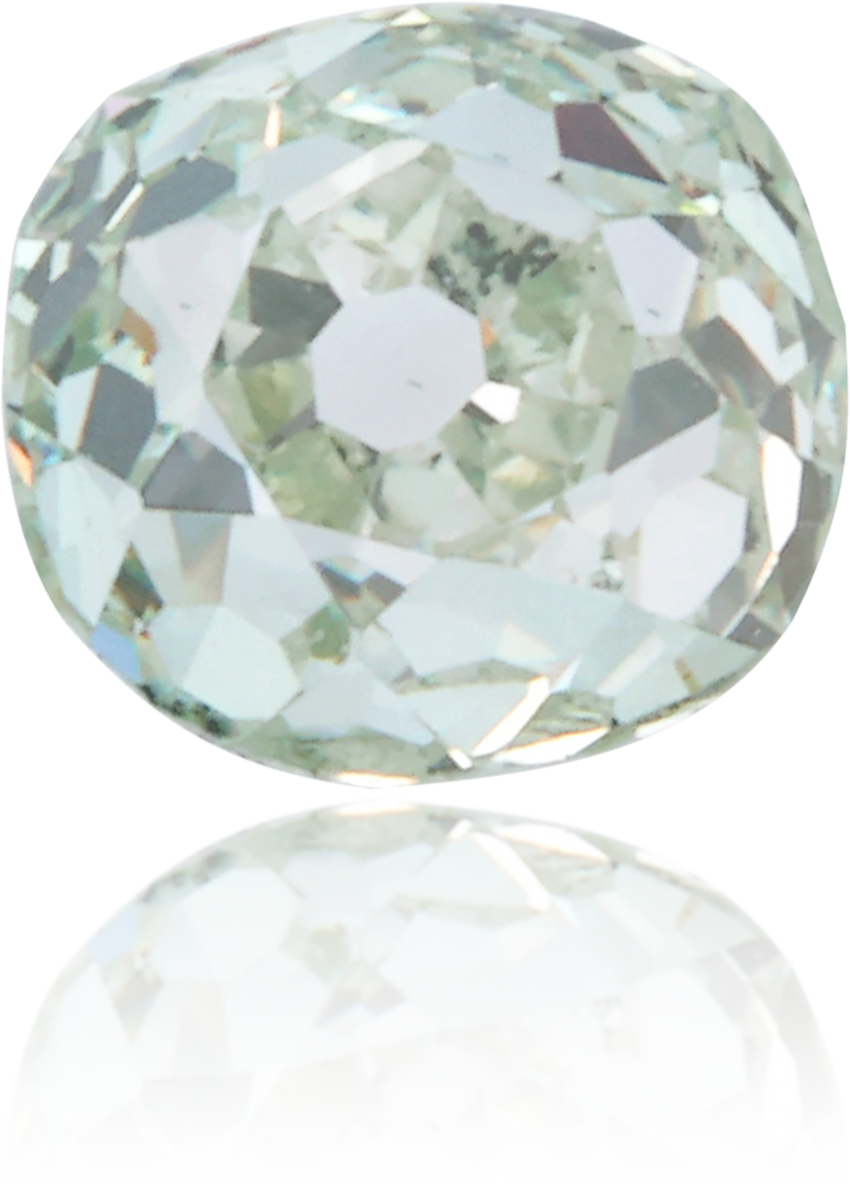 Natural Green Diamond Cushion 0.44 ct Polished