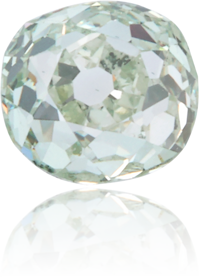Natural Green Diamond Cushion 0.44 ct Polished
