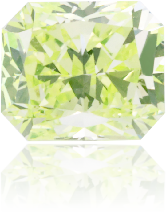 Natural Green Diamond Rectangle 0.34 ct Polished