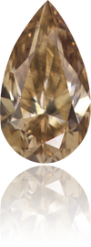 Natural Brown Diamond Pear Shape 1.51 ct Polished