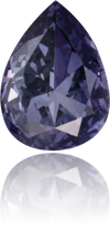 Natural Blue Diamond Pear Shape 0.11 ct Polished