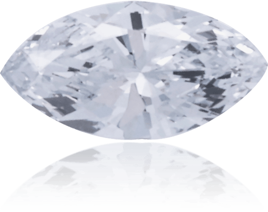 Natural Blue Diamond Marquise 0.10 ct Polished