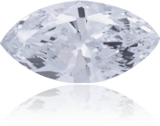 Natural Blue Diamond Marquise 0.10 ct Polished
