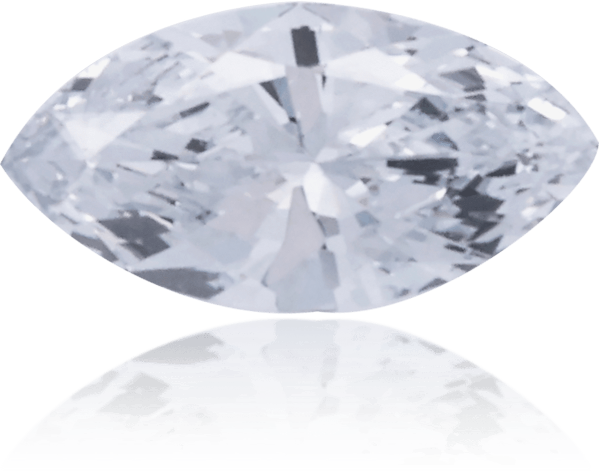 Natural Blue Diamond Marquise 0.10 ct Polished