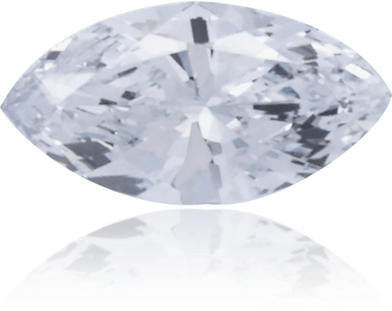 Natural Blue Diamond Marquise 0.10 ct Polished
