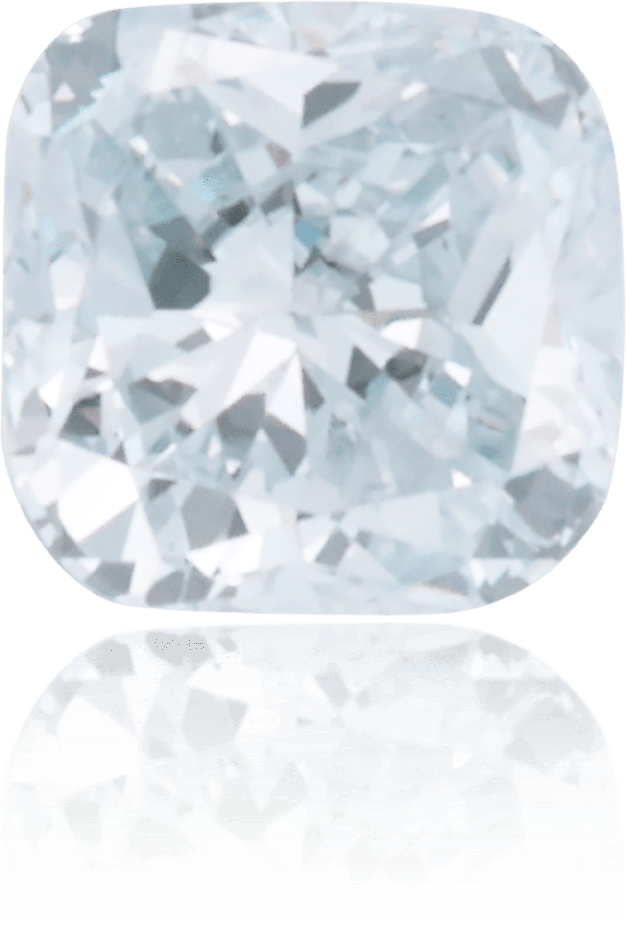 Natural Blue Diamond Square 0.12 ct Polished