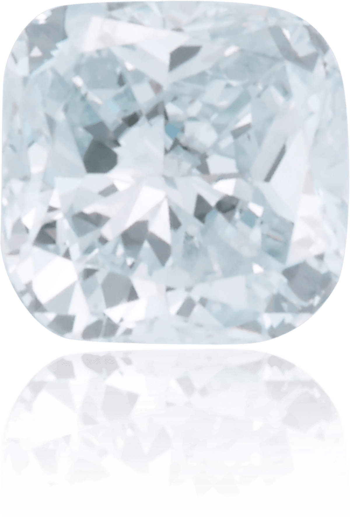 Natural Blue Diamond Square 0.12 ct Polished