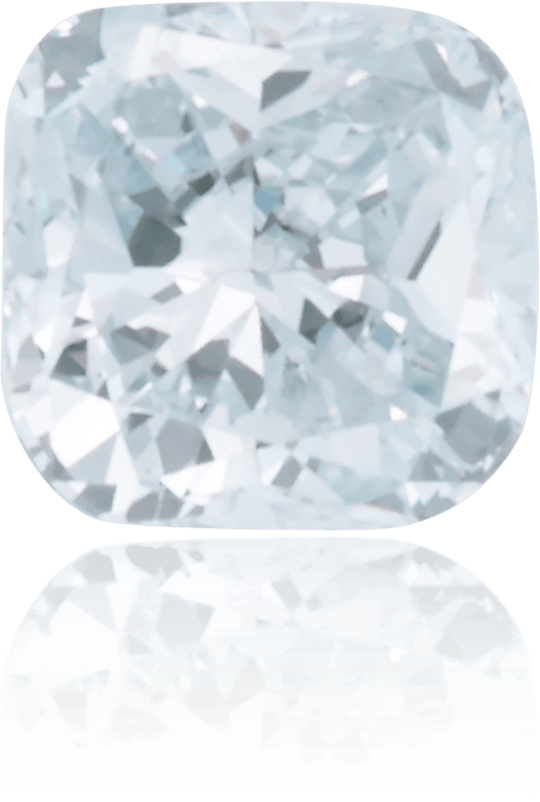 Natural Blue Diamond Square 0.12 ct Polished