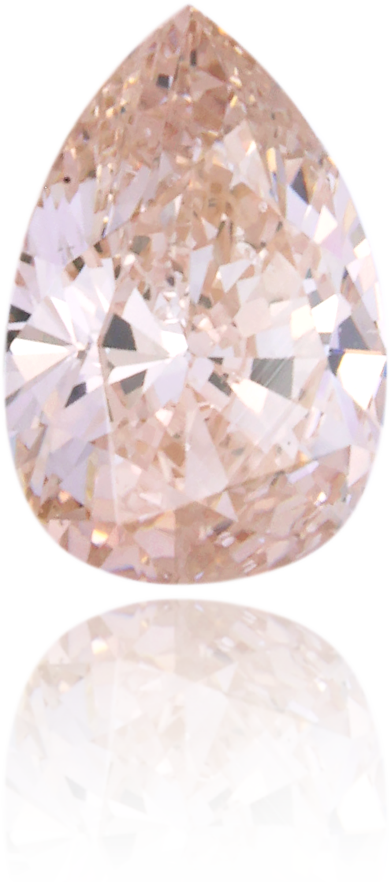 Natural Pink Diamond Pear Shape 0.47 ct Polished