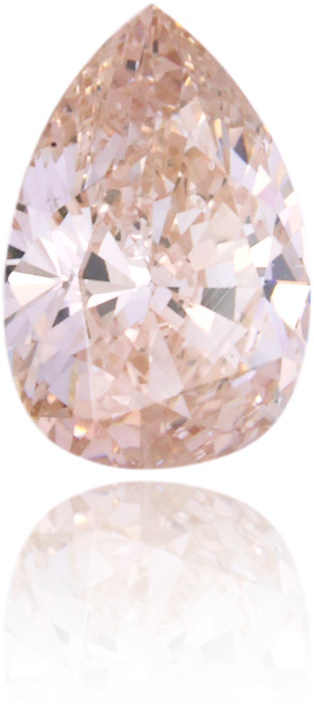 Natural Pink Diamond Pear Shape 0.47 ct Polished