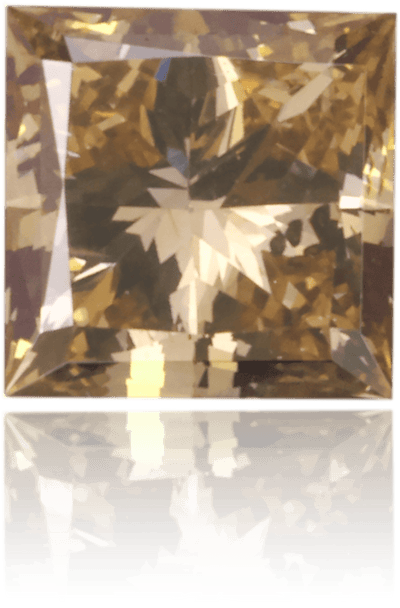 Natural Brown Diamond Square 0.26 ct Polished