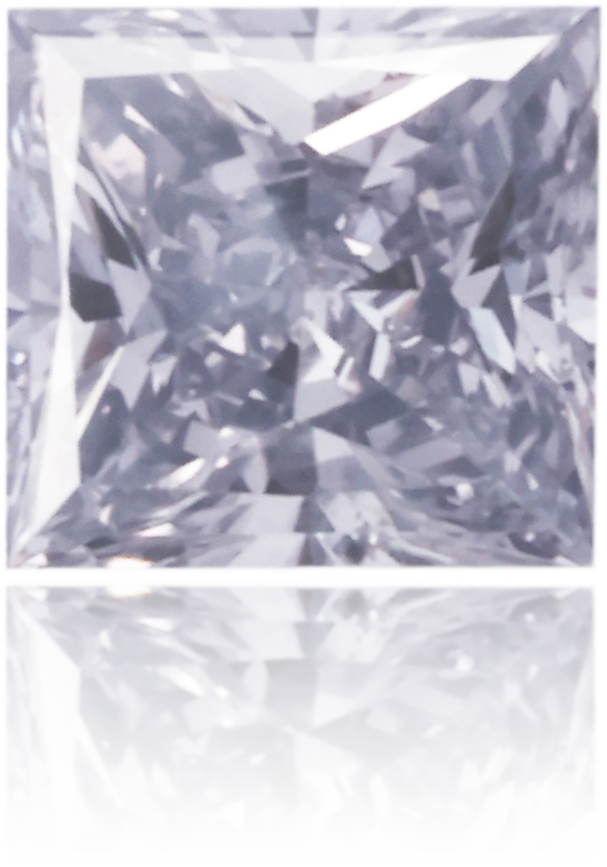 Natural Blue Diamond Rectangle 0.13 ct Polished