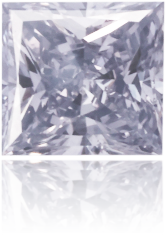 Natural Blue Diamond Rectangle 0.13 ct Polished