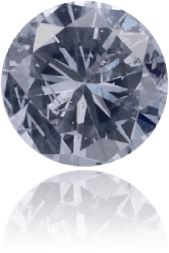 Natural Purple Diamond Round 0.09 ct Polished