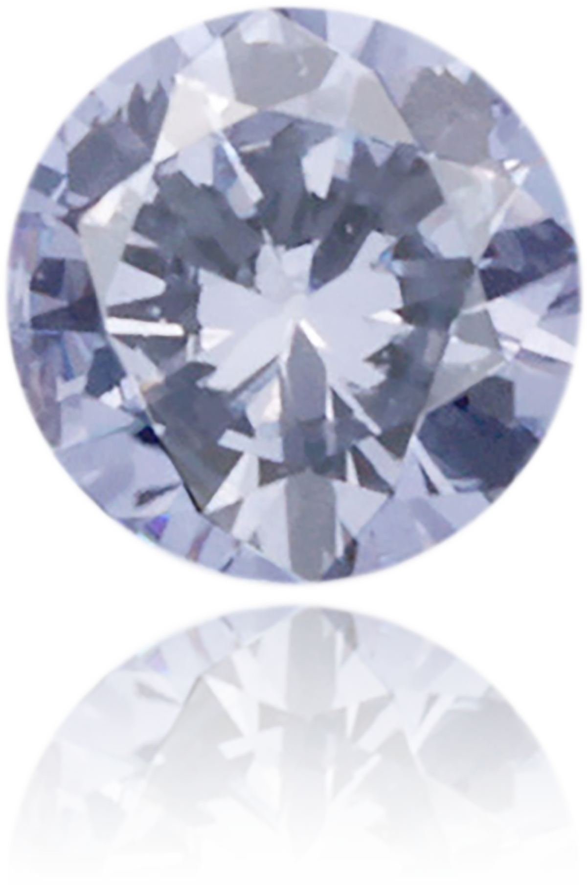 Natural Blue Diamond Round 0.06 ct Polished