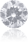 Natural Gray Diamond Round 0.11 ct Polished