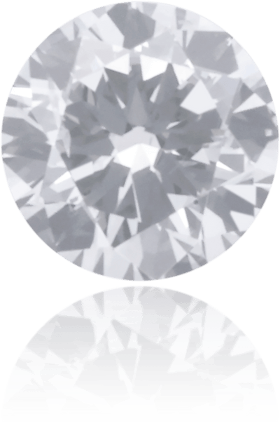 Natural Gray Diamond Round 0.11 ct Polished