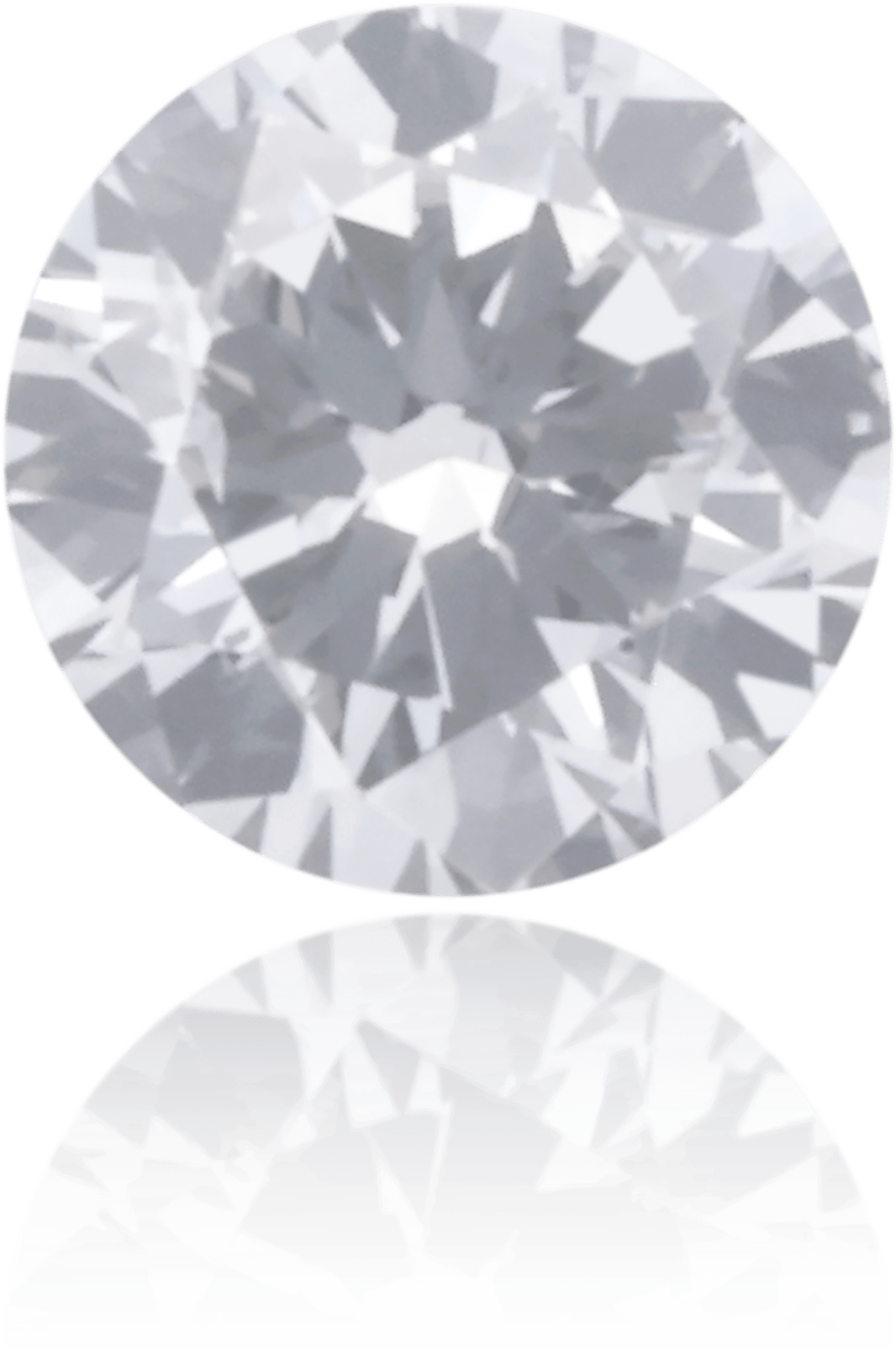 Natural Gray Diamond Round 0.11 ct Polished