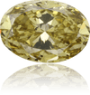 Natural Green Diamond Oval 0.72 ct Polished
