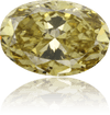 Natural Green Diamond Oval 0.72 ct Polished