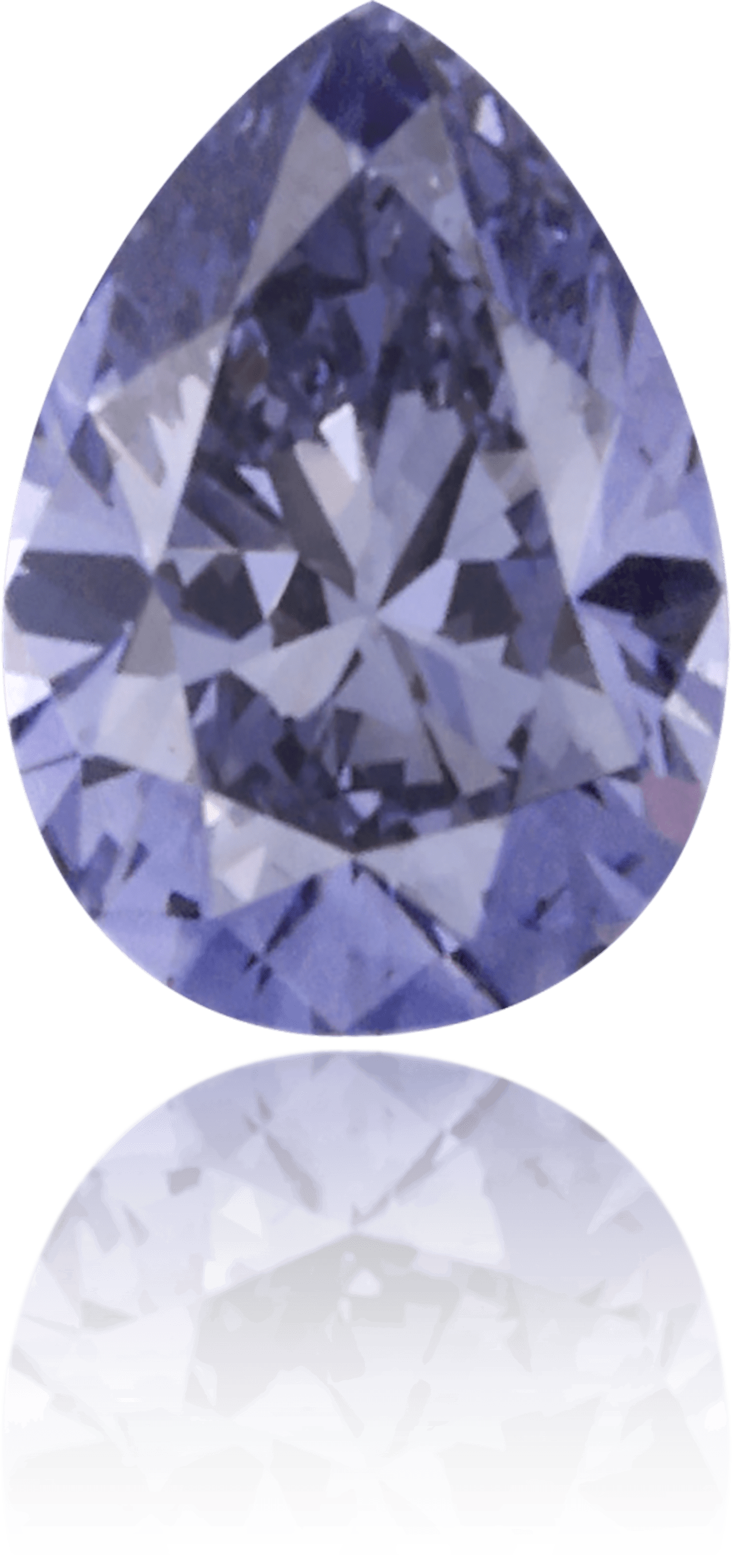 Natural Blue Diamond Pear Shape 0.08 ct Polished