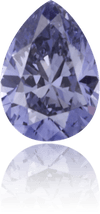 Natural Blue Diamond Pear Shape 0.08 ct Polished