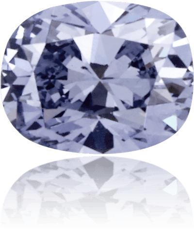 Natural Blue Diamond Cushion 0.12 ct Polished