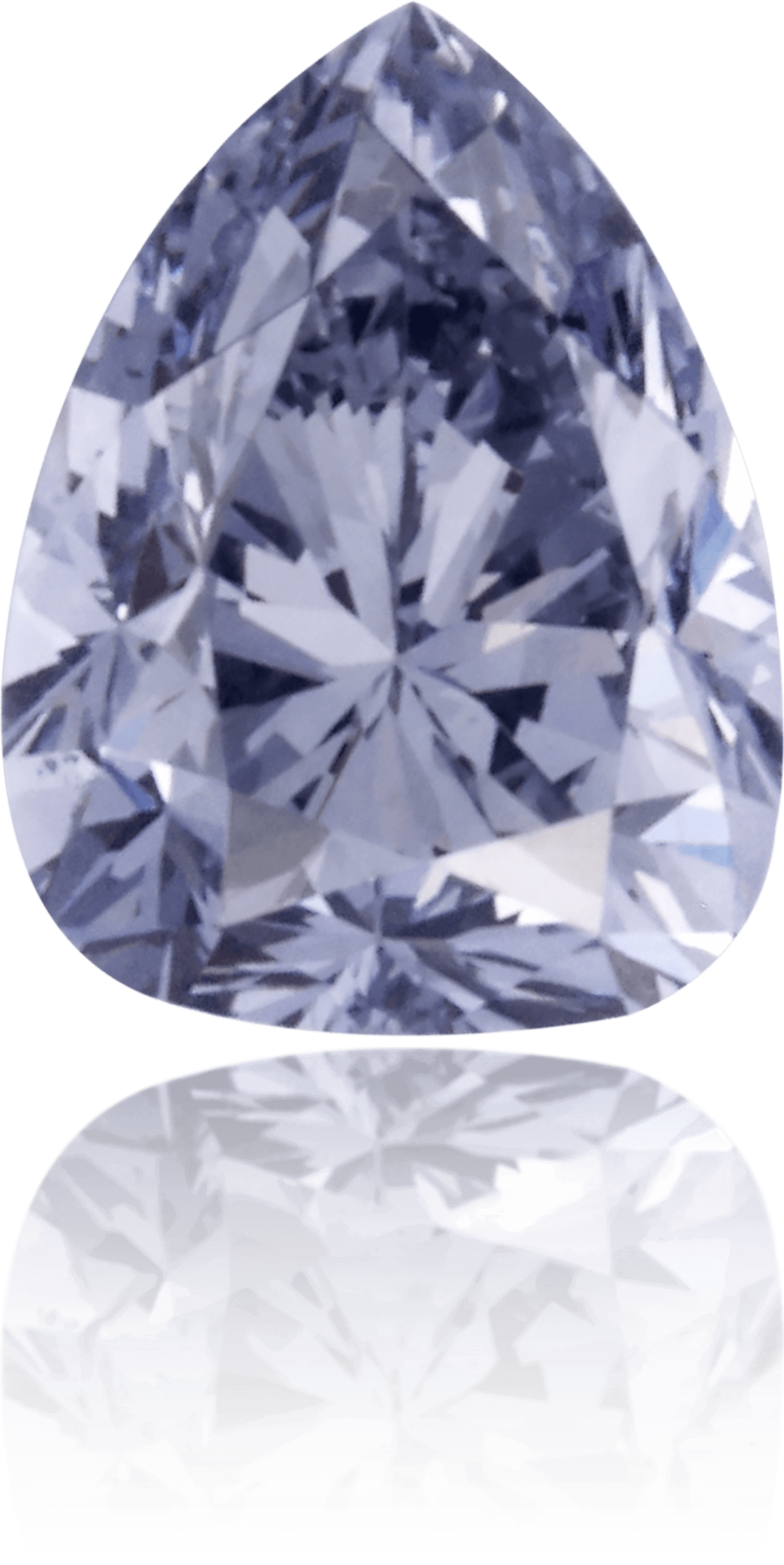 Natural Blue Diamond Pear Shape 0.20 ct Polished