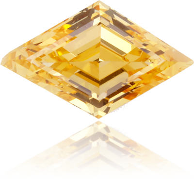 Natural Orange Diamond Kite 0.68 ct Polished