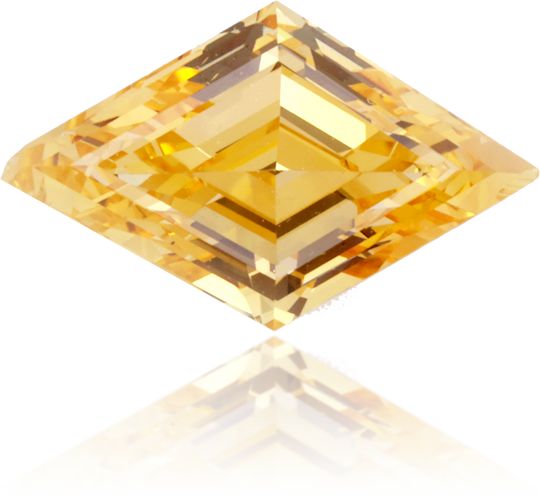 Natural Orange Diamond Kite 0.68 ct Polished