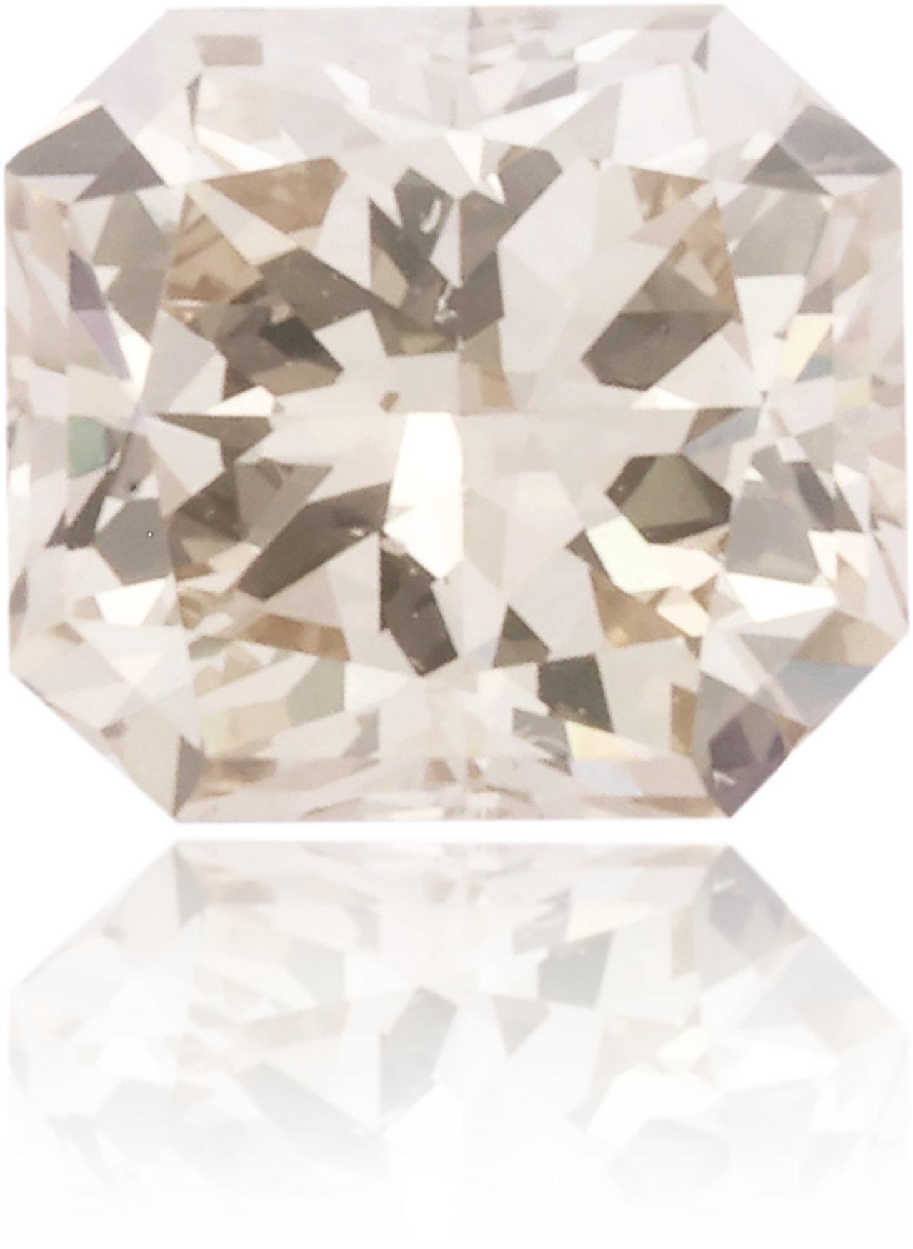 Natural Brown Diamond Rectangle 0.84 ct Polished